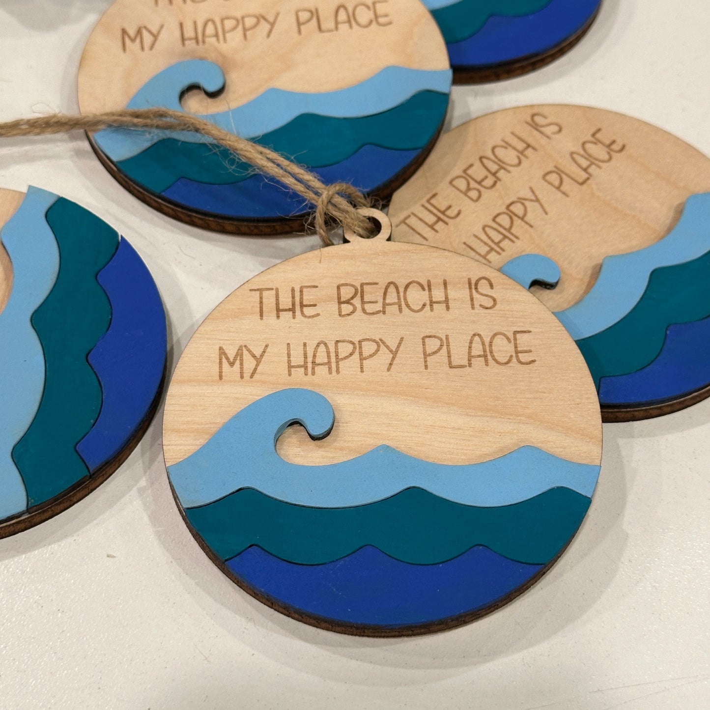 Beach is my Happy Place Ornament
