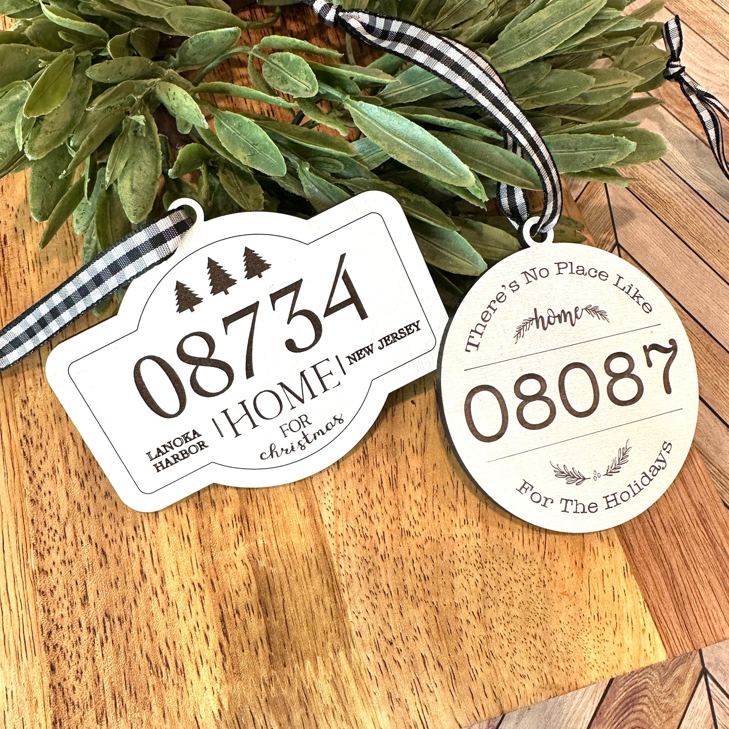 Custom Zip Code Ornament