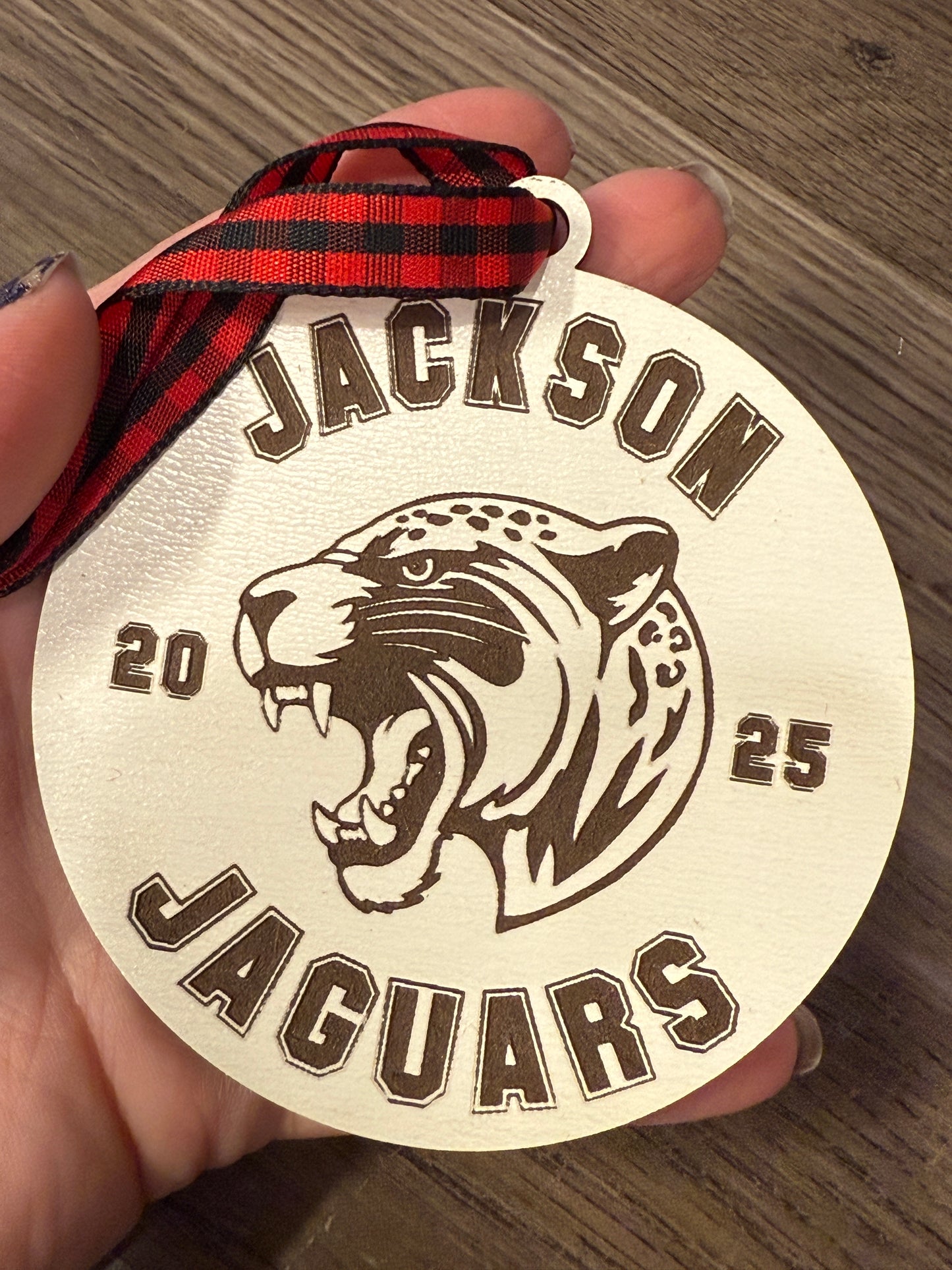 Custom Jackson Jaguars 2025 Ornament