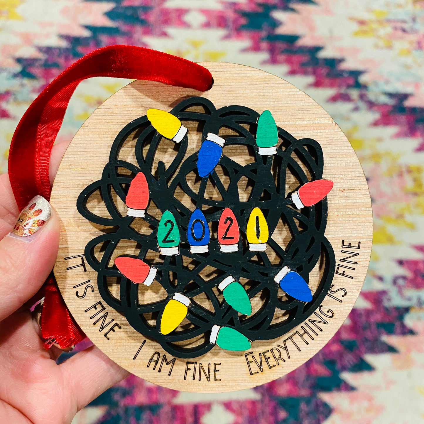 Everything Is Fine Ornament