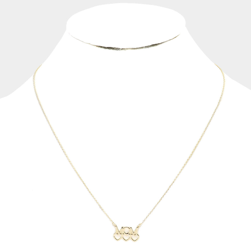 Mom Heart Necklace