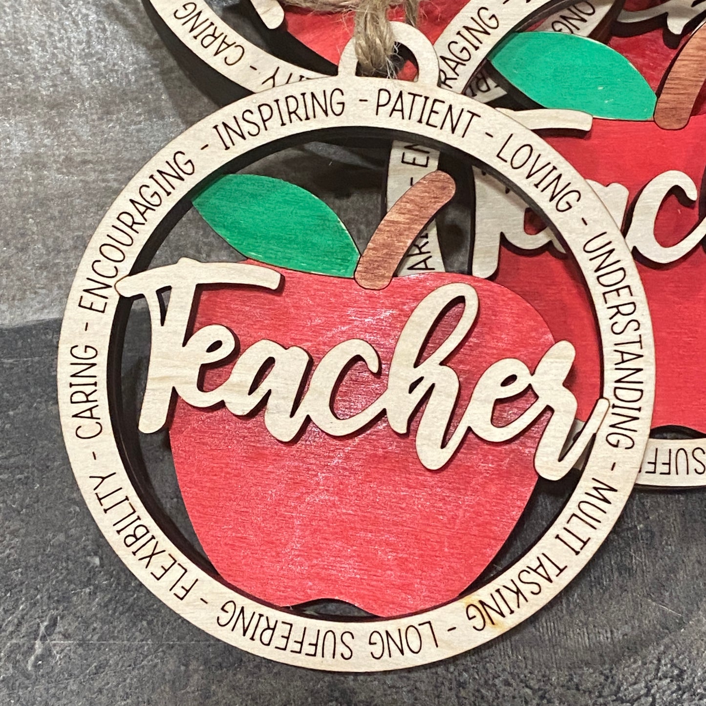 Teachers Apple Ornament