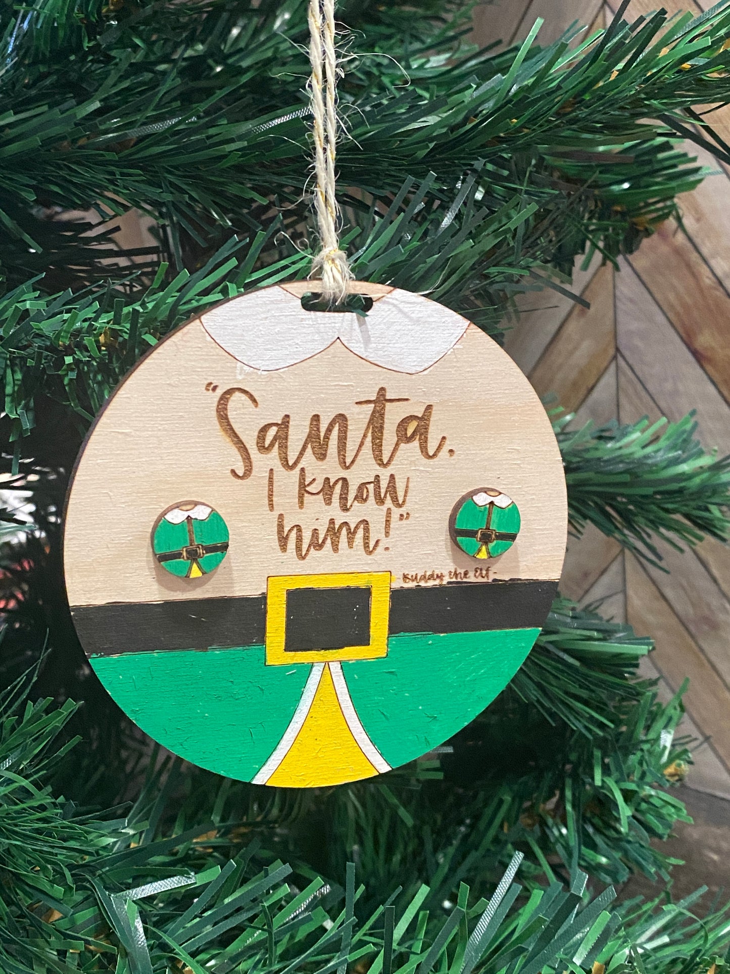 Elf Ornament & Earring set