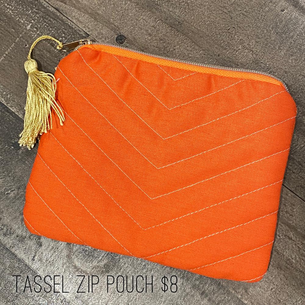 Tassel Zip Pouch