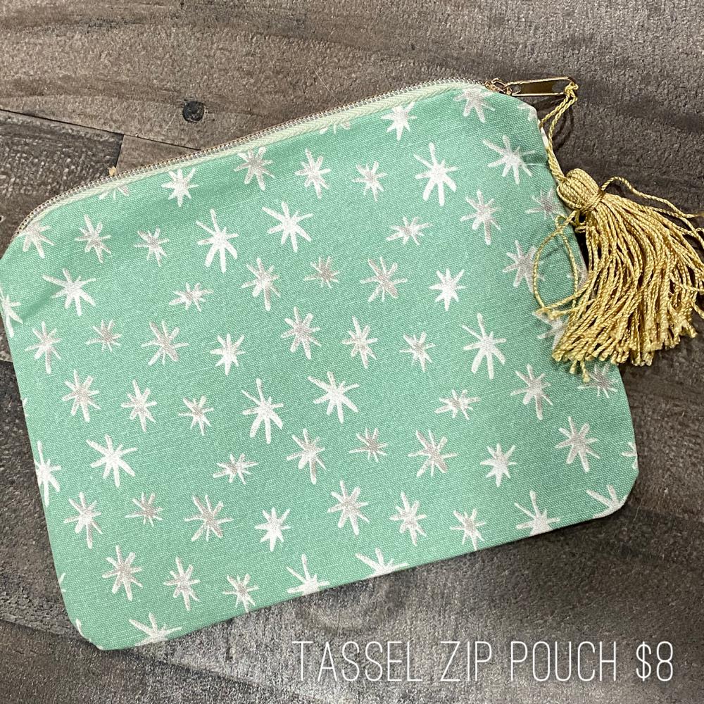 Tassel Zip Pouch