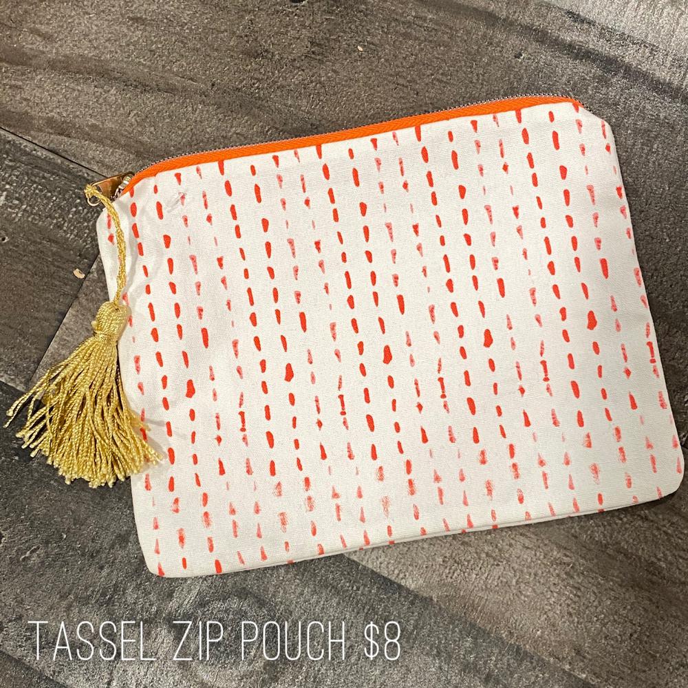 Tassel Zip Pouch