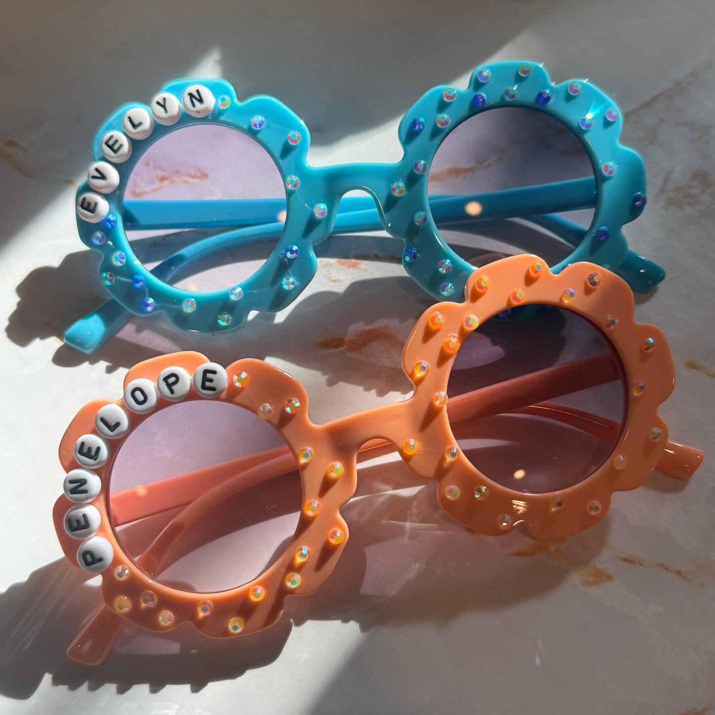 Personalized Kids Flower Sunglasses
