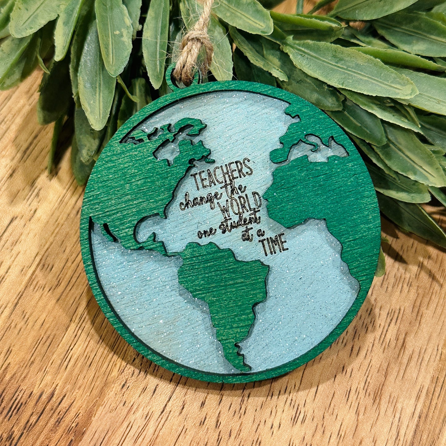 Teachers Change the World Ornament