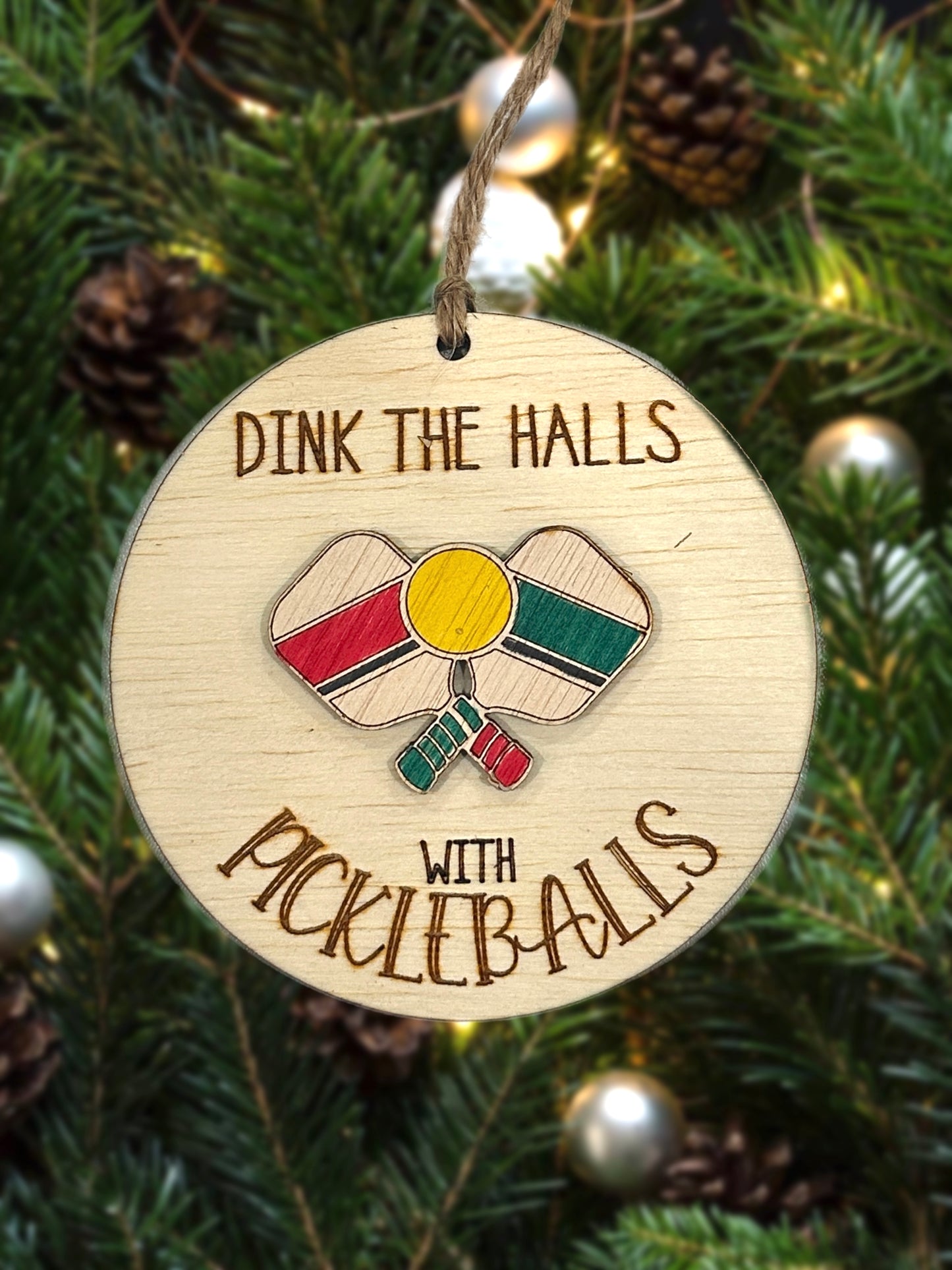 Pickleball Ornament