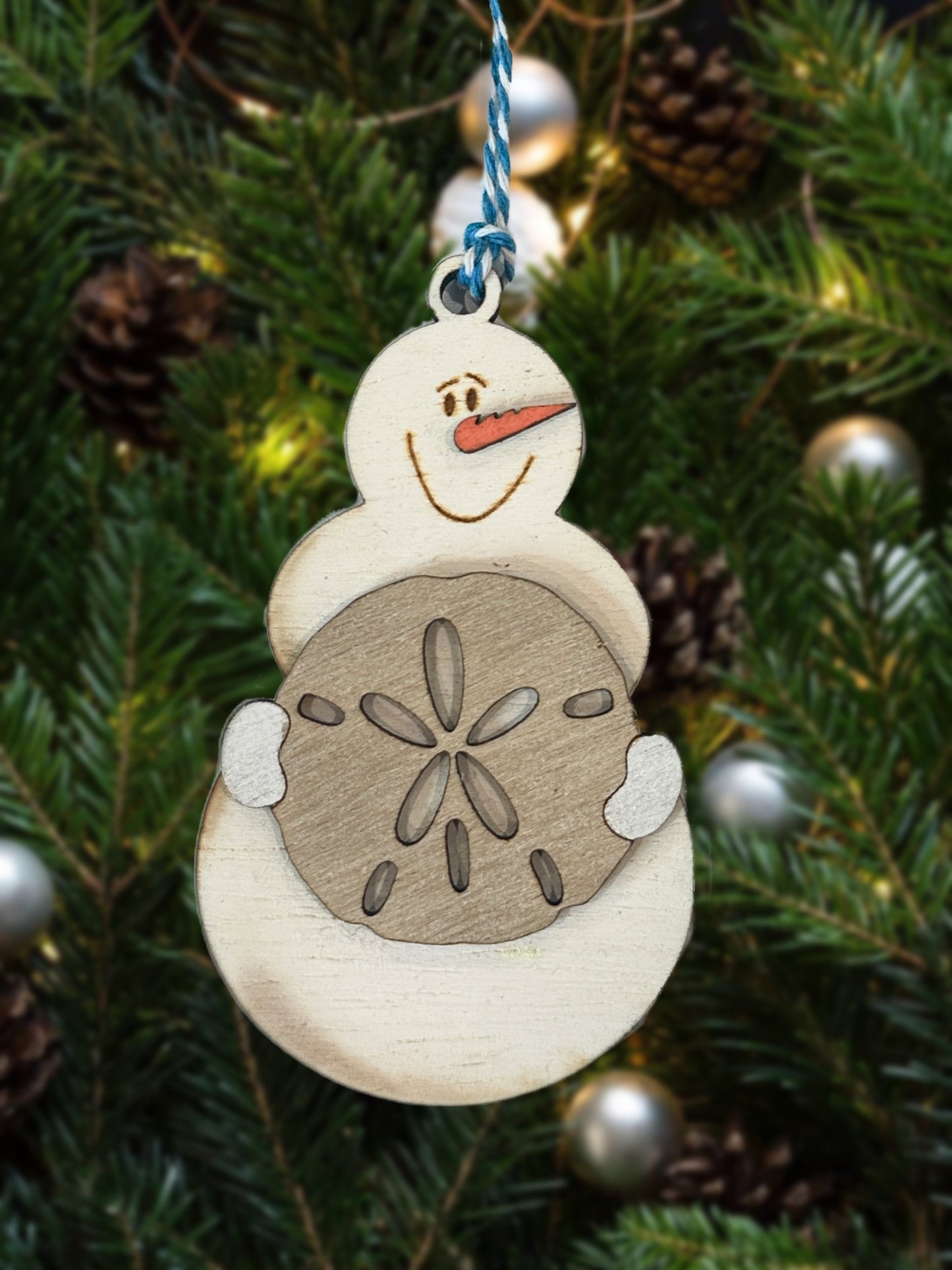 Snowmen by the Shore Ornament