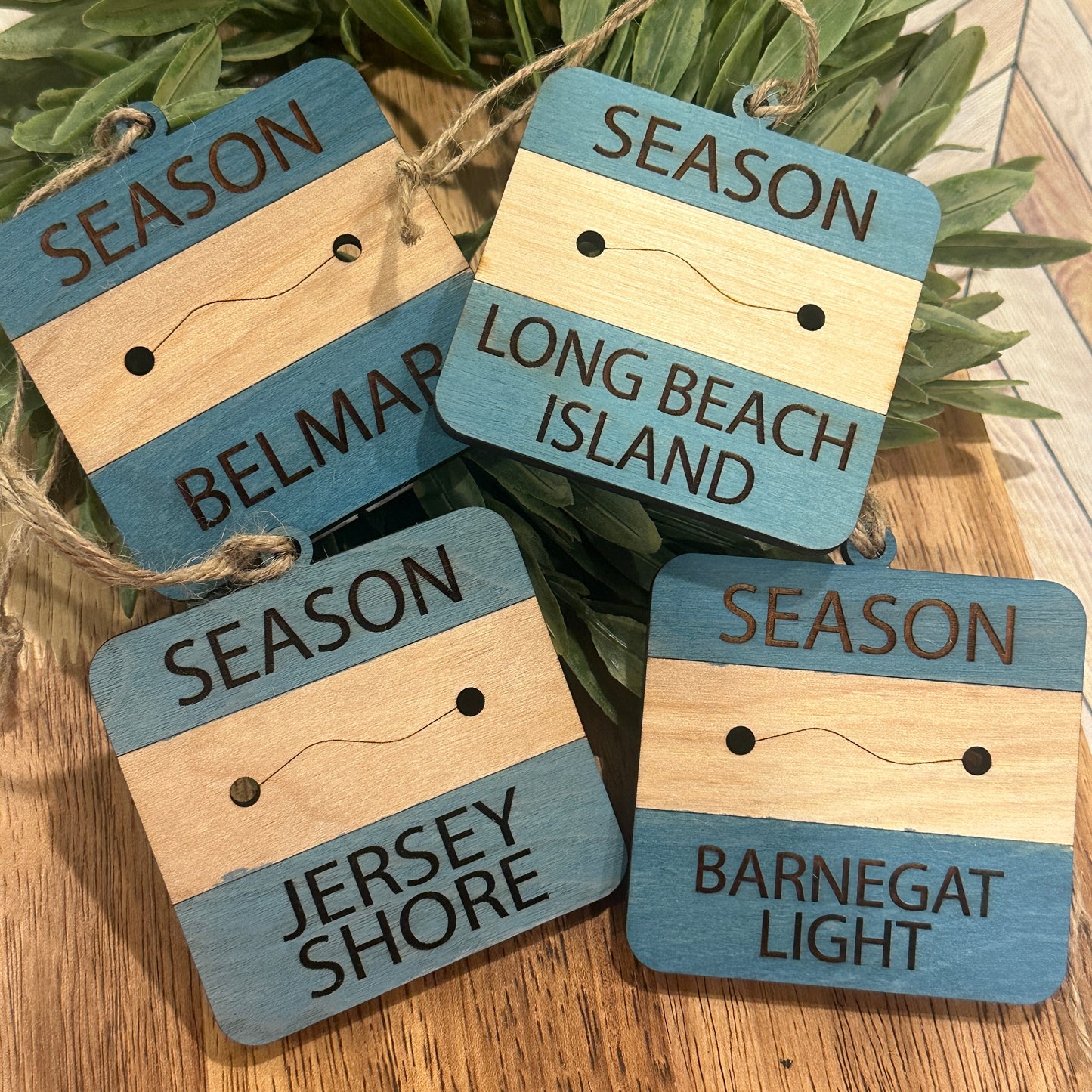 Custom Beach Tag Ornament