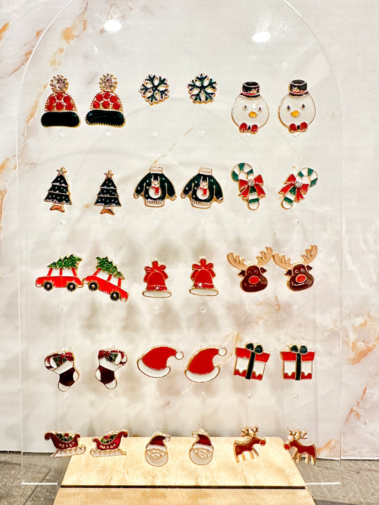 Christmas Holiday Stud Earrings