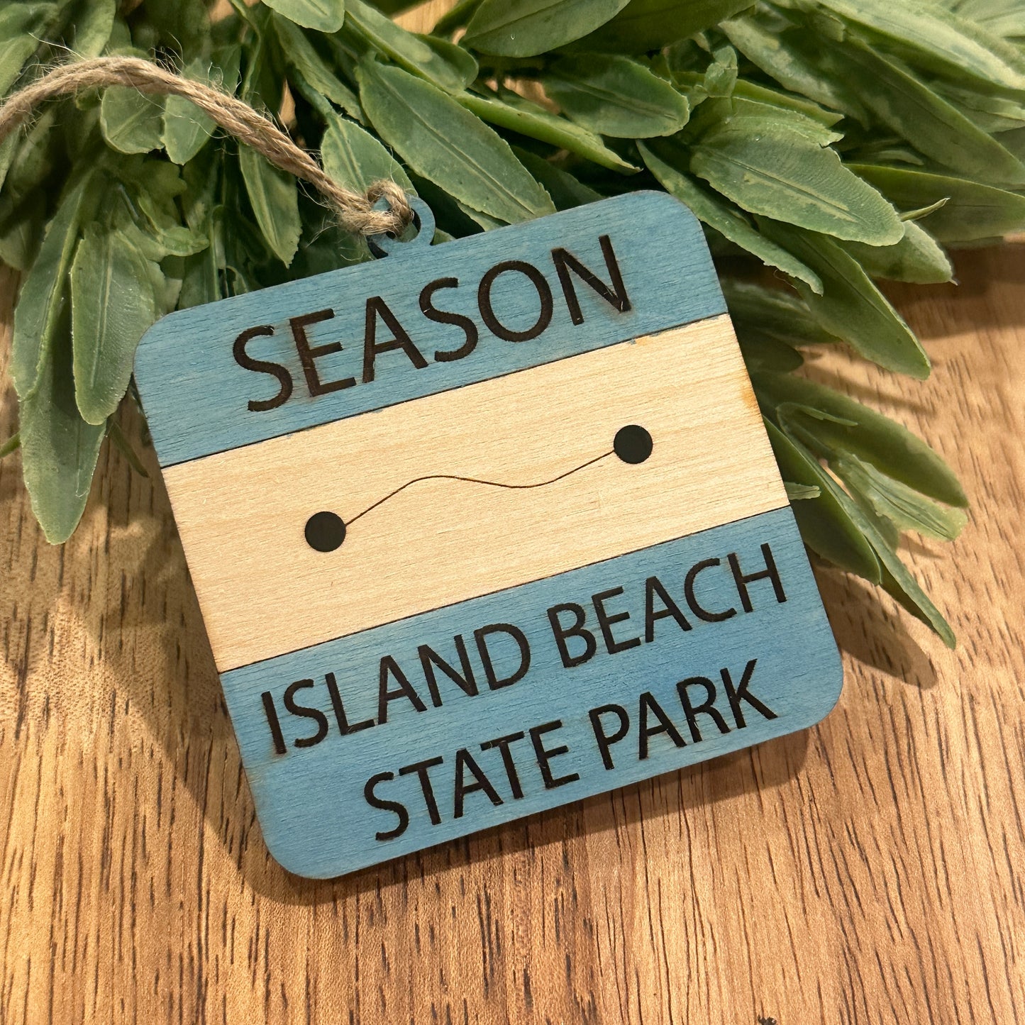 Custom Beach Tag Ornament