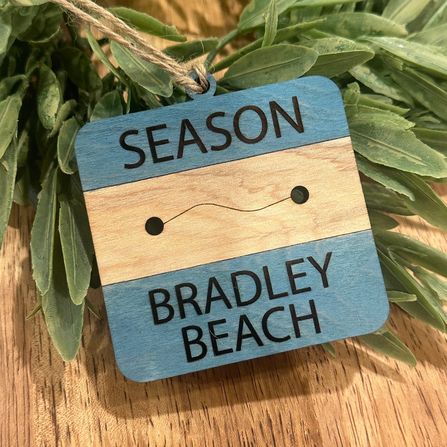 Custom Beach Tag Ornament