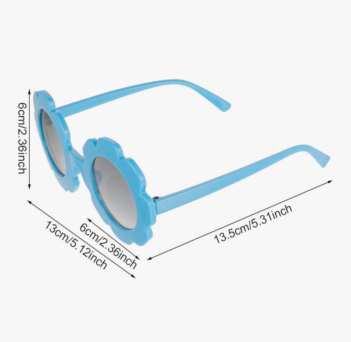 Personalized Kids Flower Sunglasses