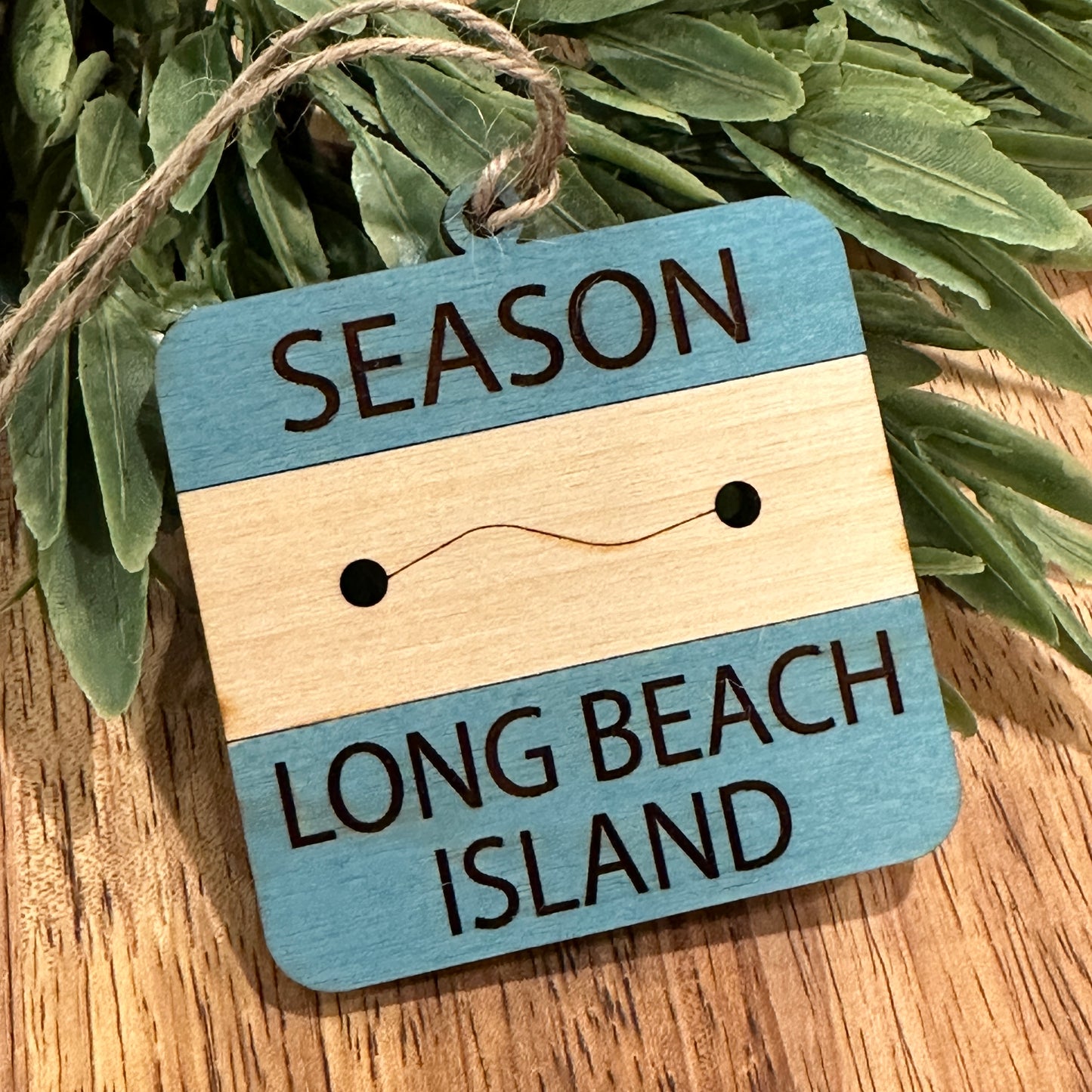 Custom Beach Tag Ornament