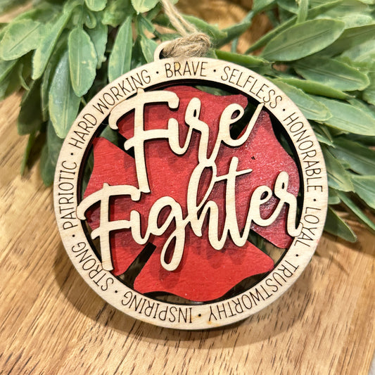 Fire Fighter Ornament