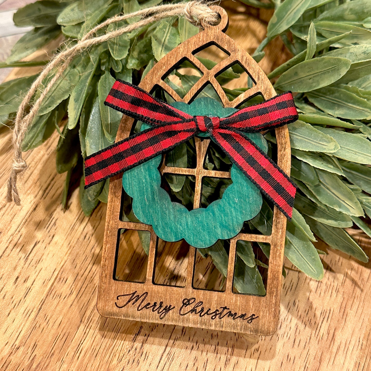 Christmas Farmhouse Window Ornament