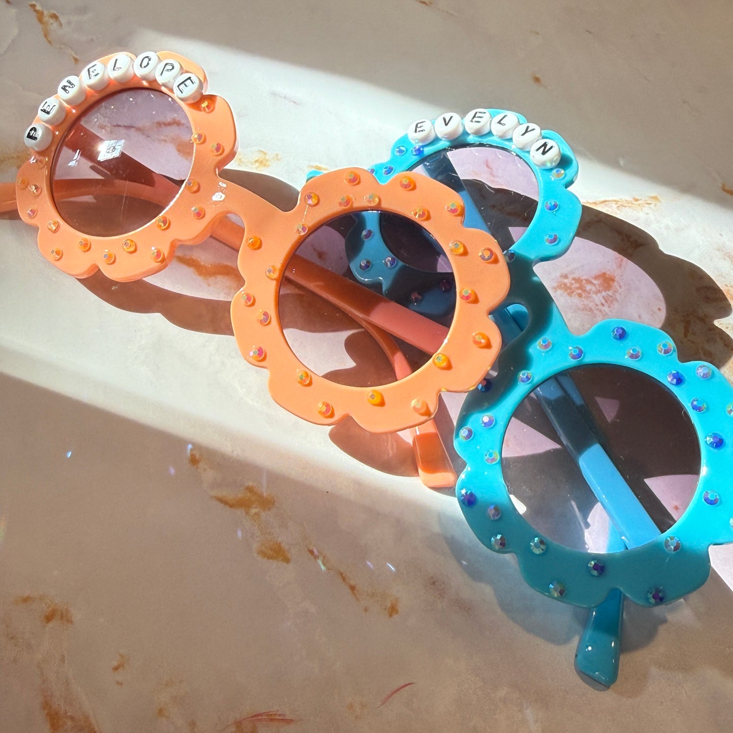 Personalized Kids Flower Sunglasses