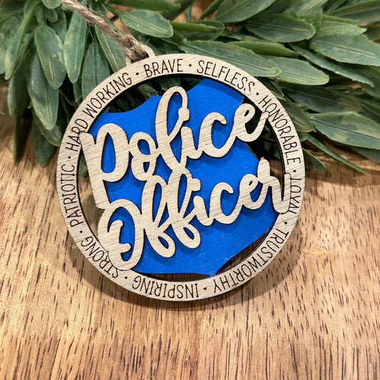 Police Officer Ornament