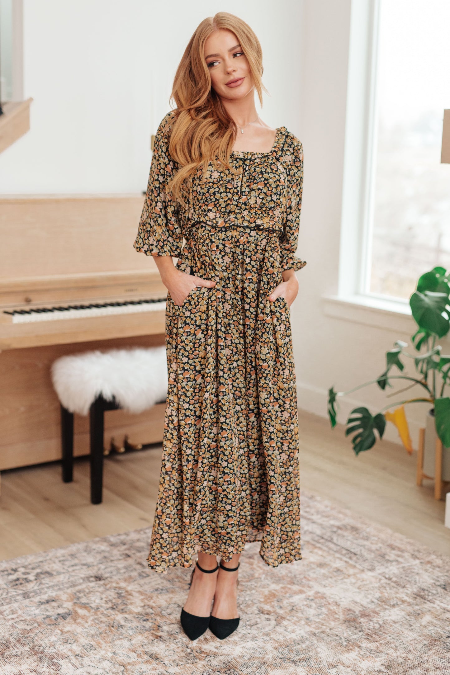 Ever So Briefly Floral Maxi Dress