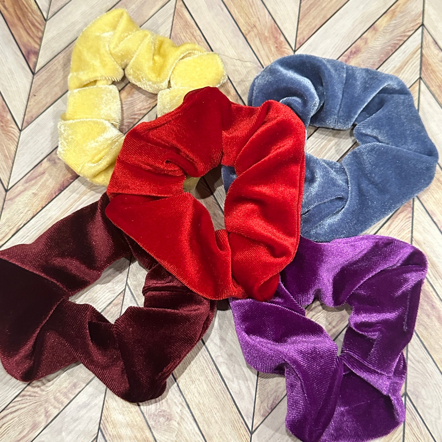 Velour Scrunchies