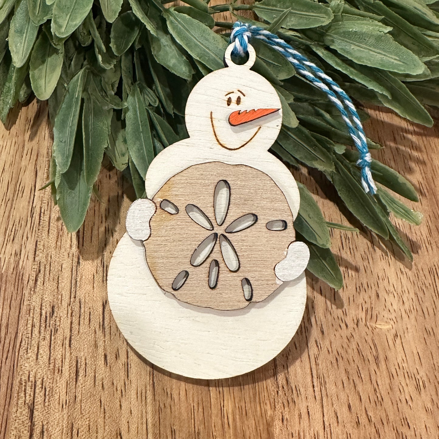 Snowmen by the Shore Ornament