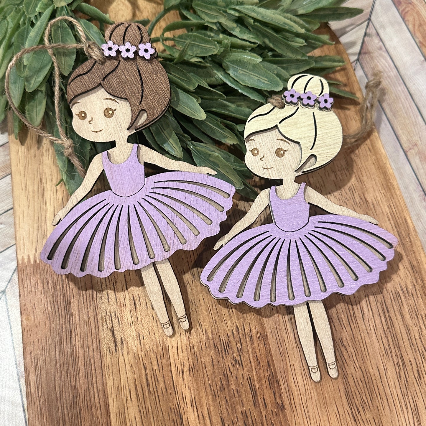 Purple Ballerina Ornament