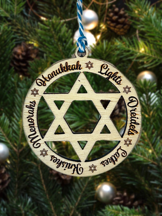 Star of David Hanukkah Ornament