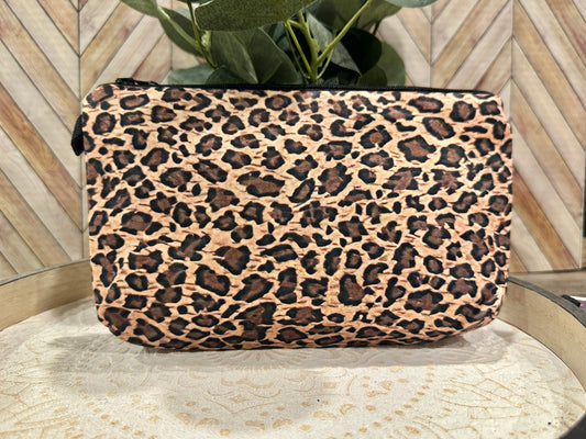 Small print Leopard Cosmetic Pouch