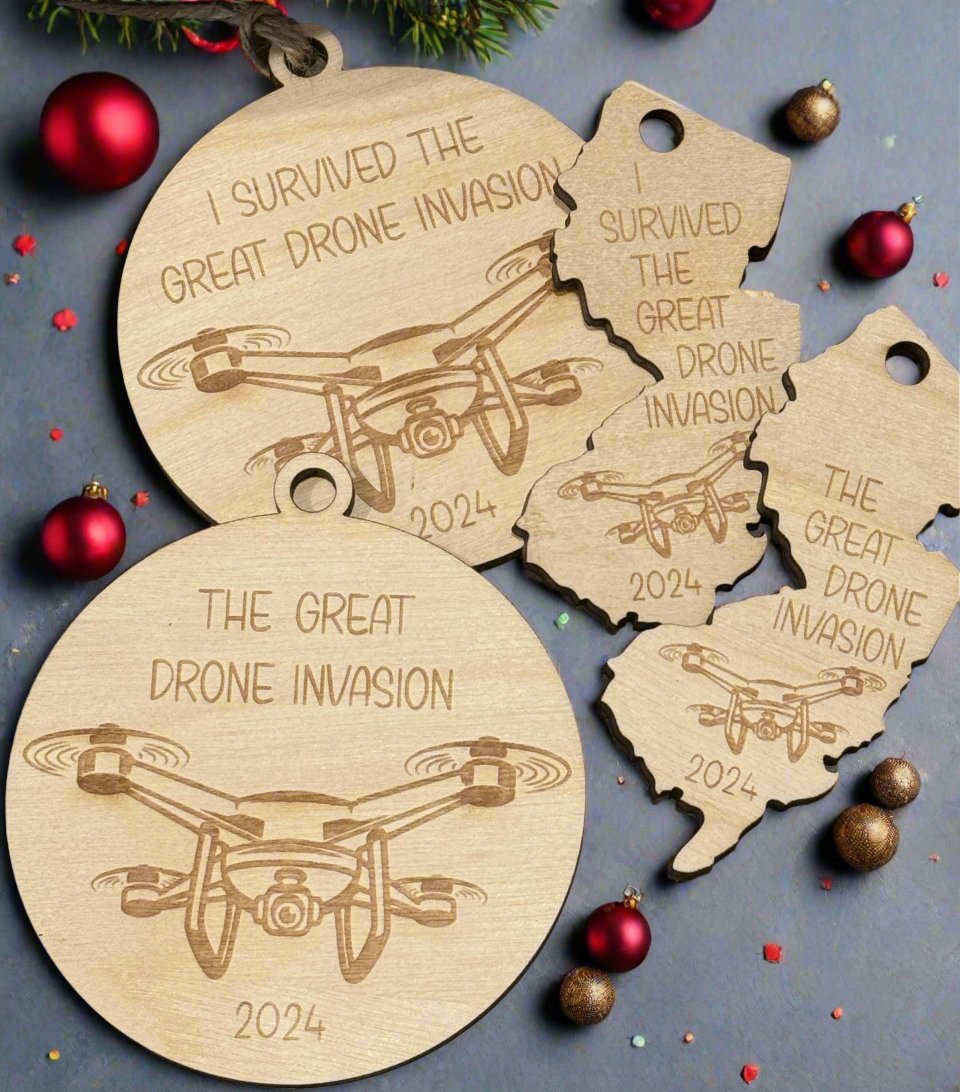 Drone Invasion Ornament