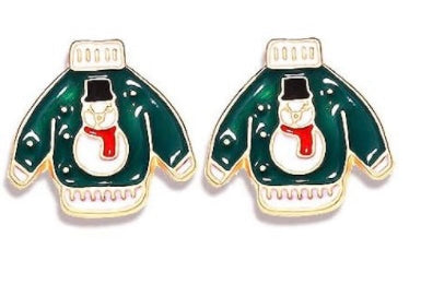 Christmas Holiday Stud Earrings