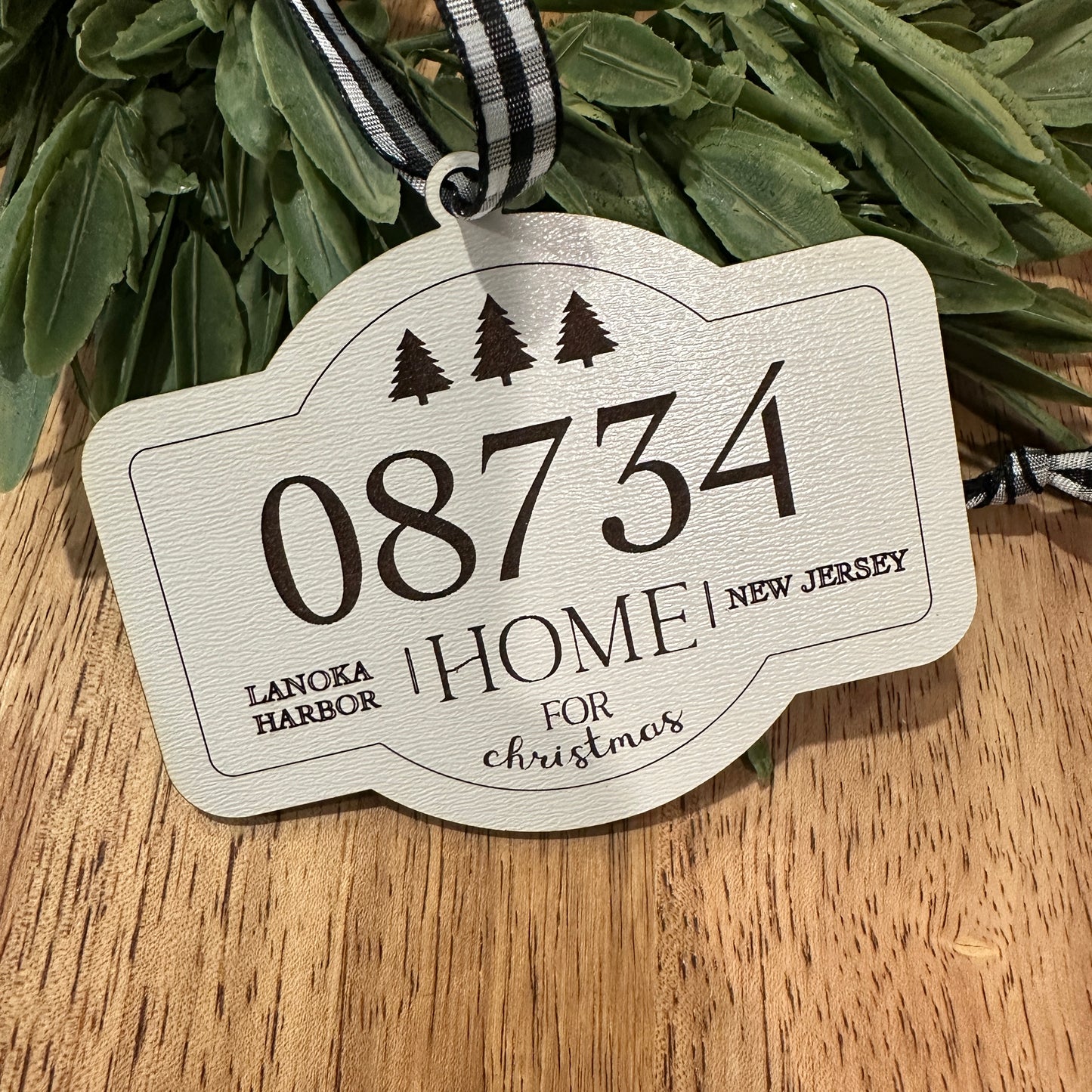 READY TO SHIP - Zip Code Ornament