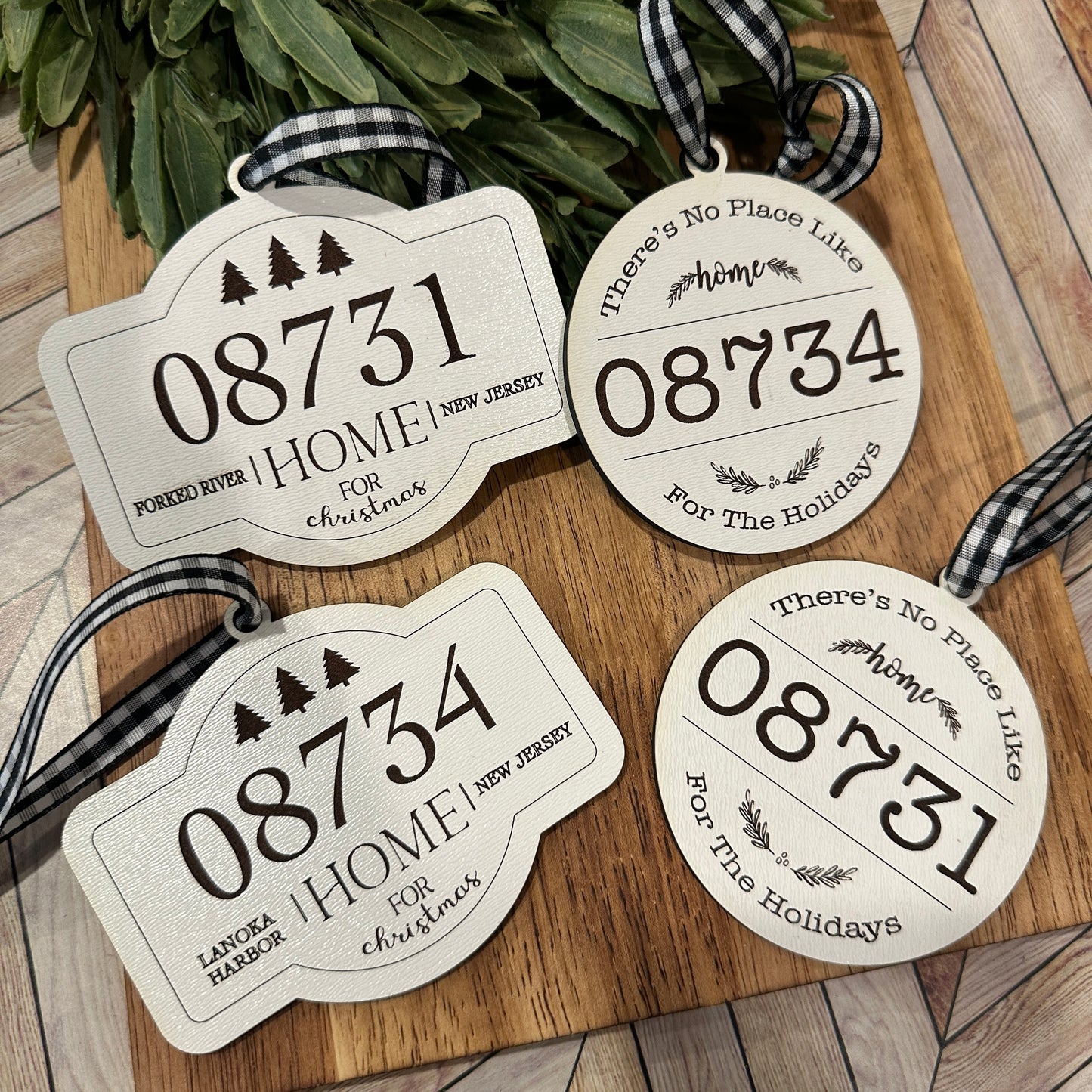 READY TO SHIP - Zip Code Ornament