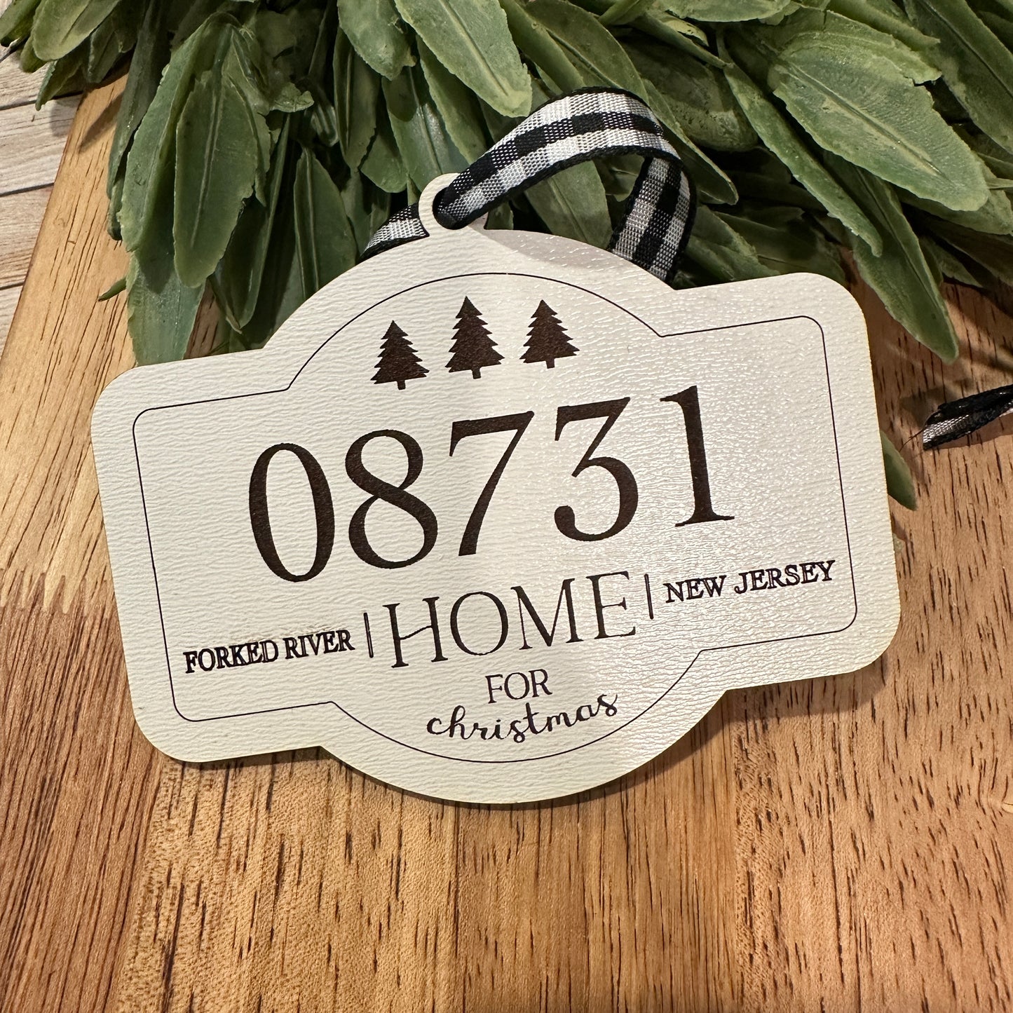 READY TO SHIP - Zip Code Ornament