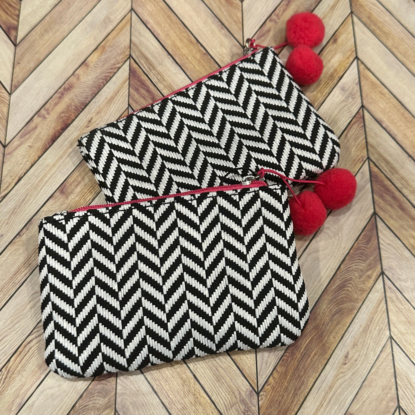 Boho Herringbone Coin Purse