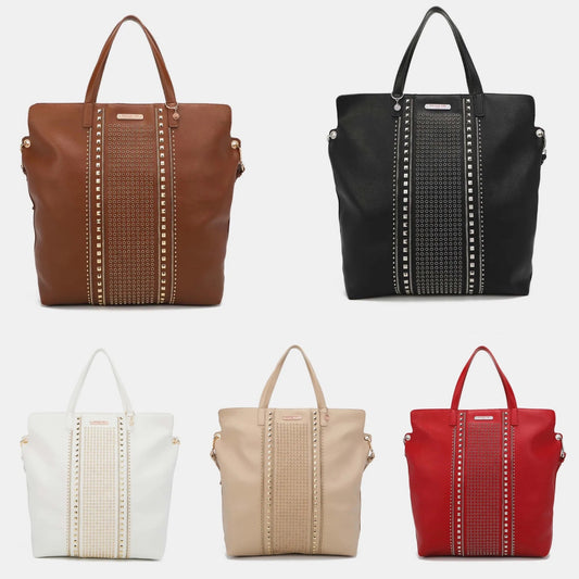 Nicole Lee USA Studded Large Tote Bag