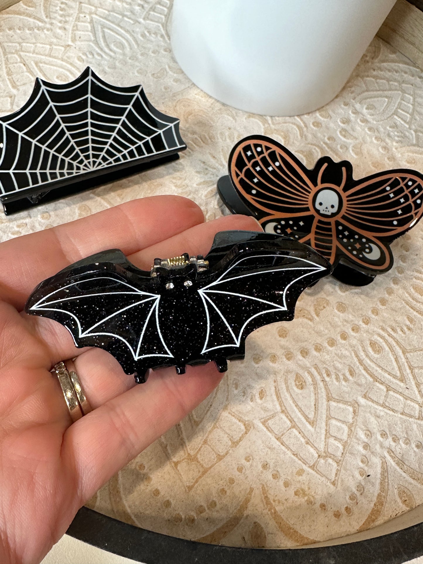 Halloween Hair Claw Clips