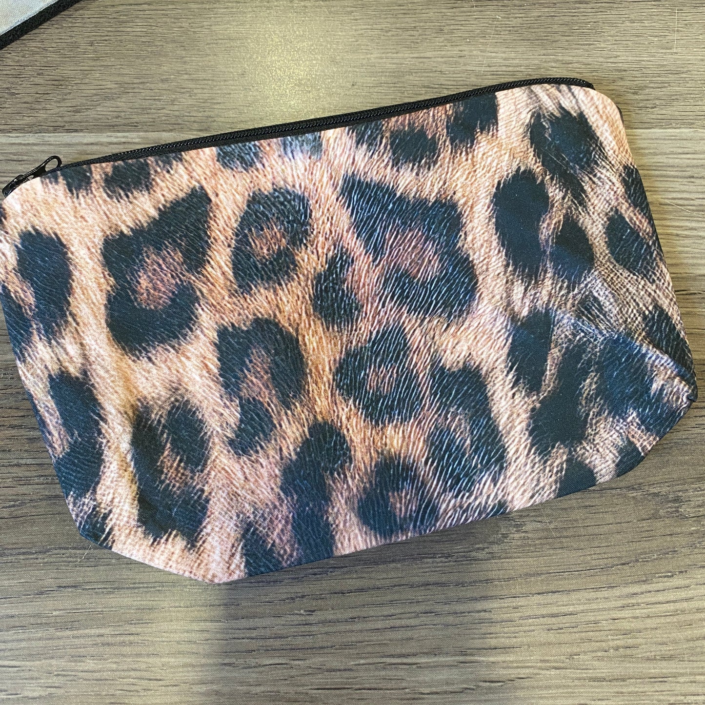 Large print Leopard Cosmetic Pouch