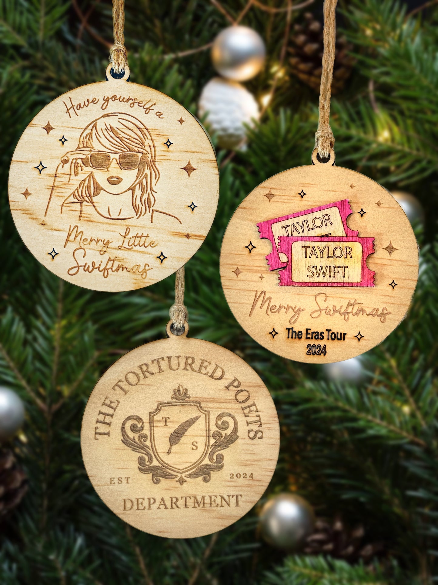 Merry Swiftmas Ornaments