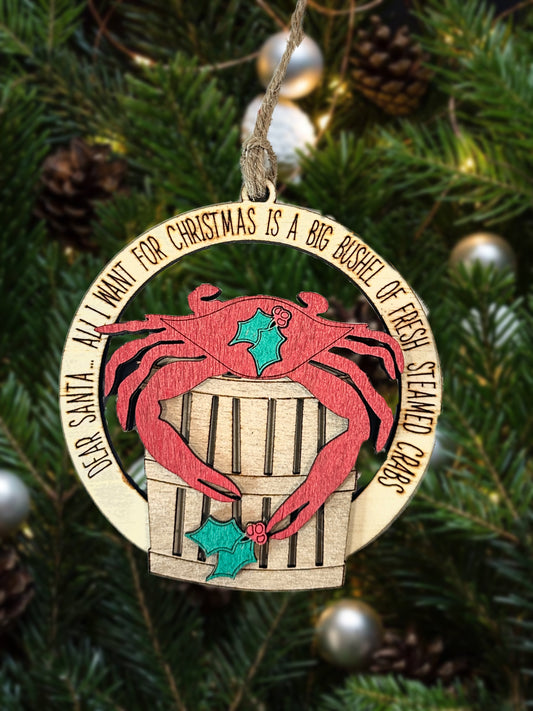 Bushel of Crabs Ornament