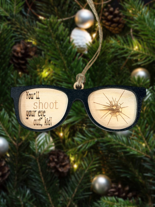 Christmas Story Glasses Ornament