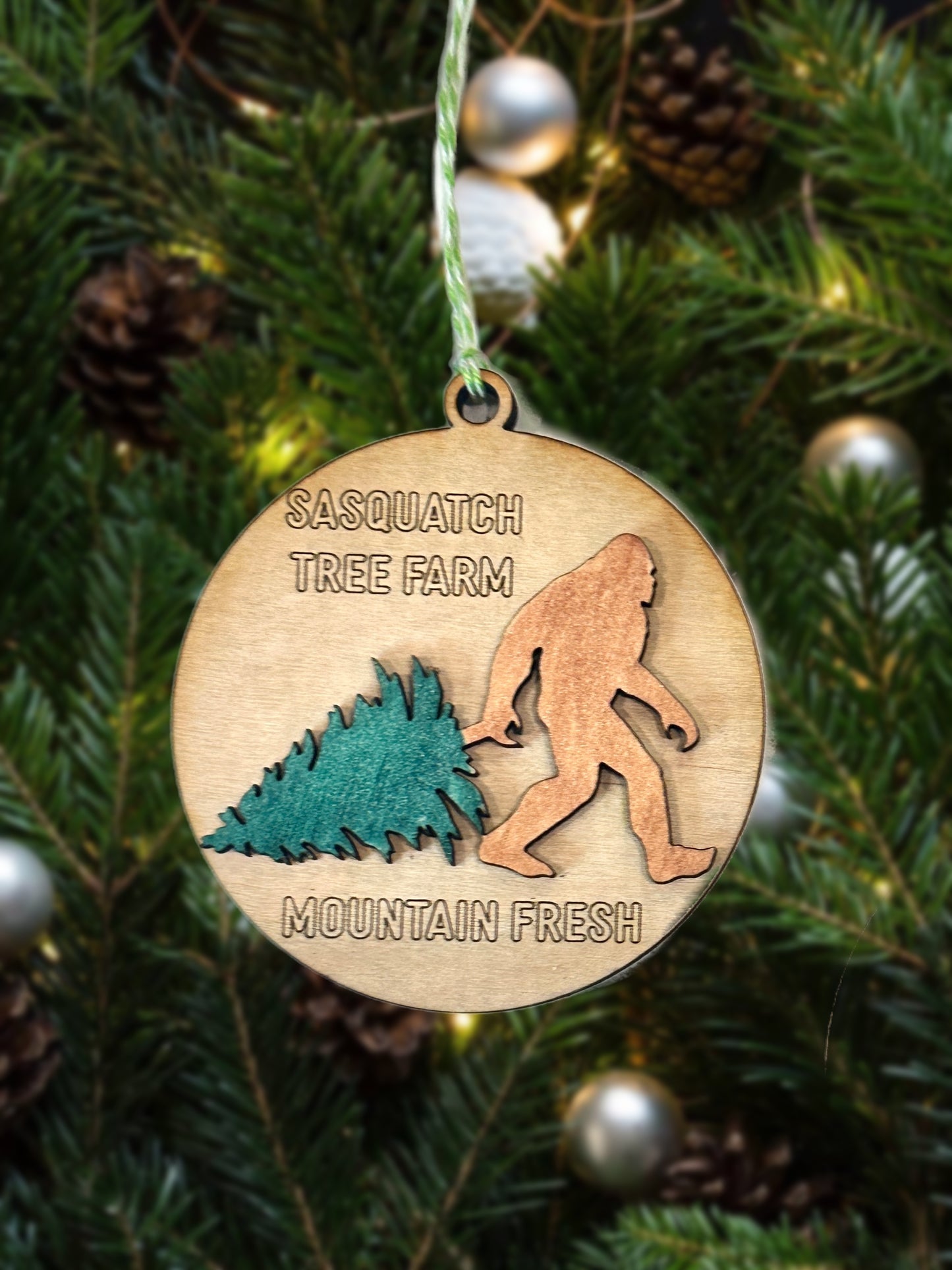 Sasquatch Tree Farm Ornament