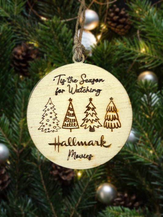 Tis the Season for Hallmark Movies Ornament