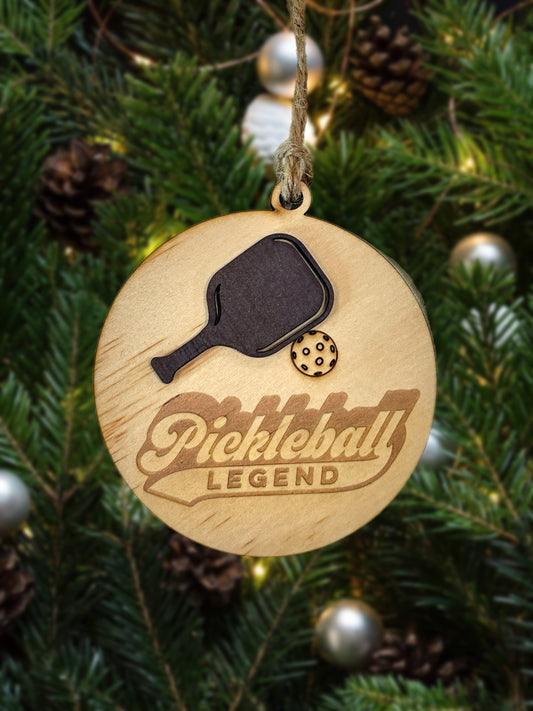 Pickleball Legend Ornament