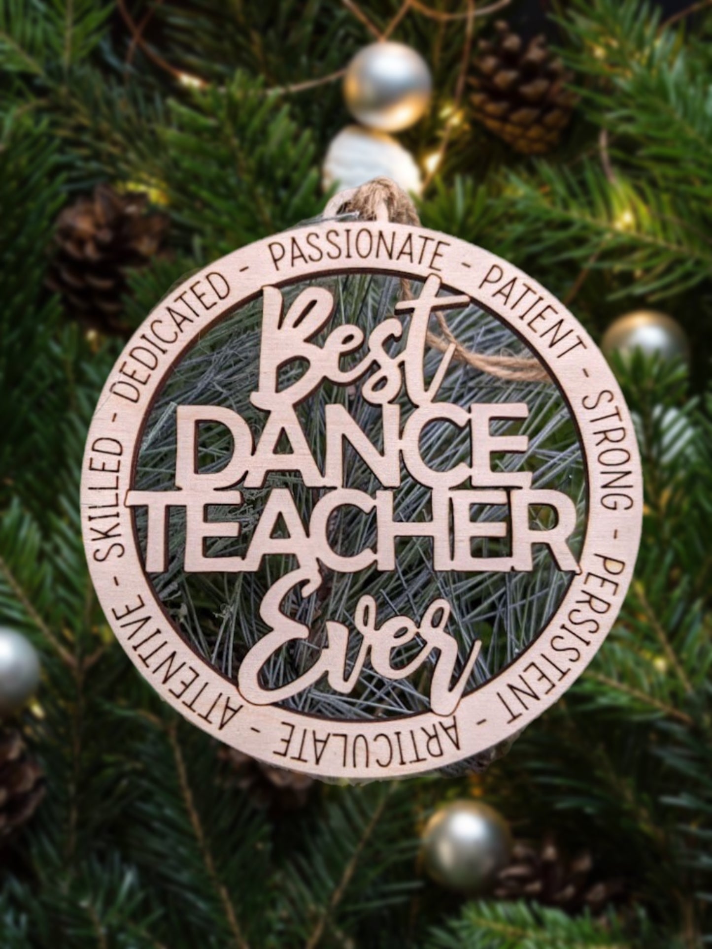 Best Dance Teacher Ornament