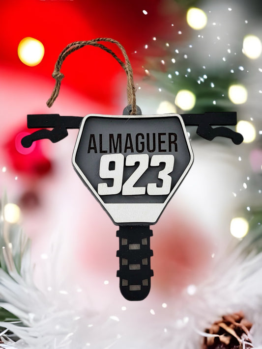 Personalized Dirt Bike Ornament