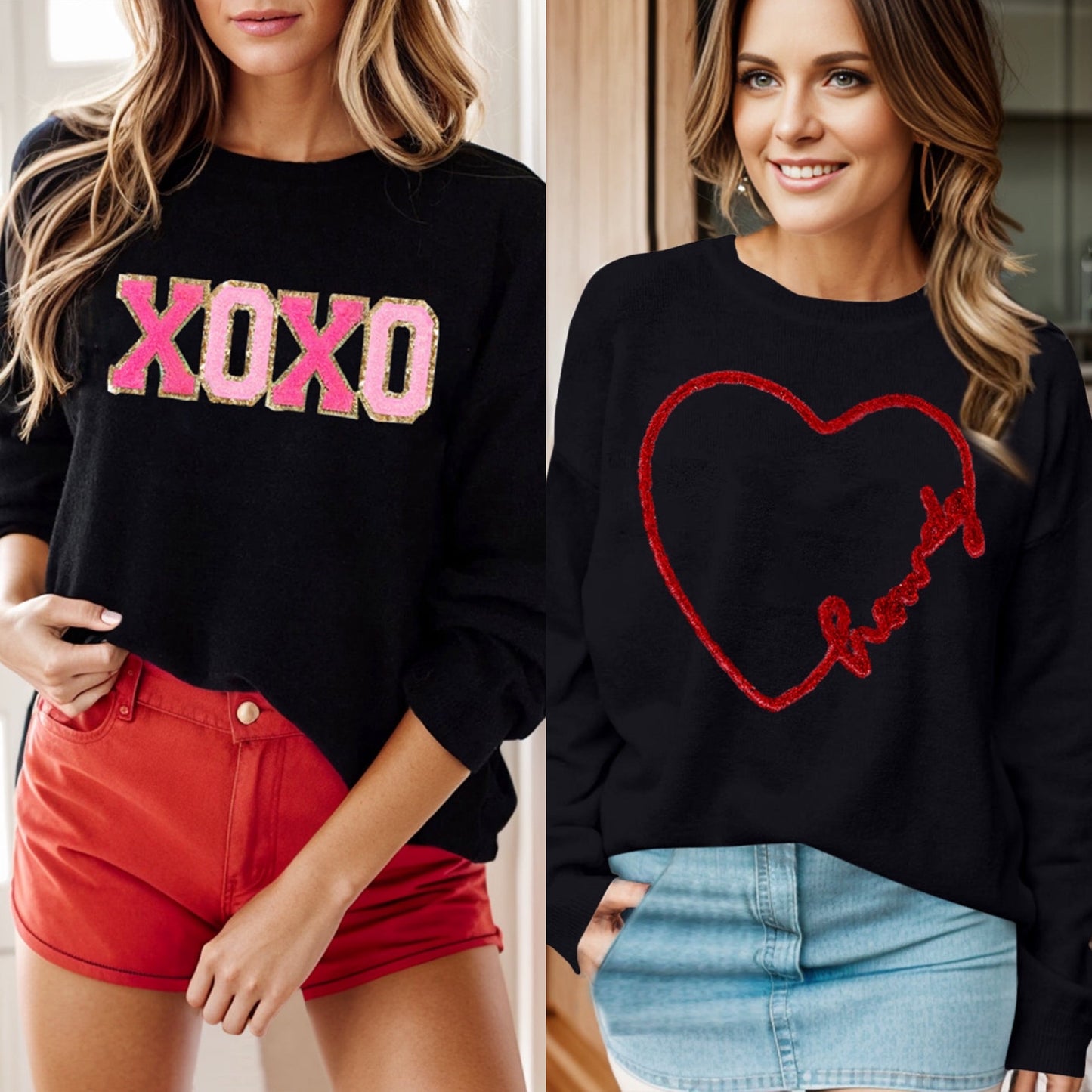 Round Neck Long Sleeve Sweater