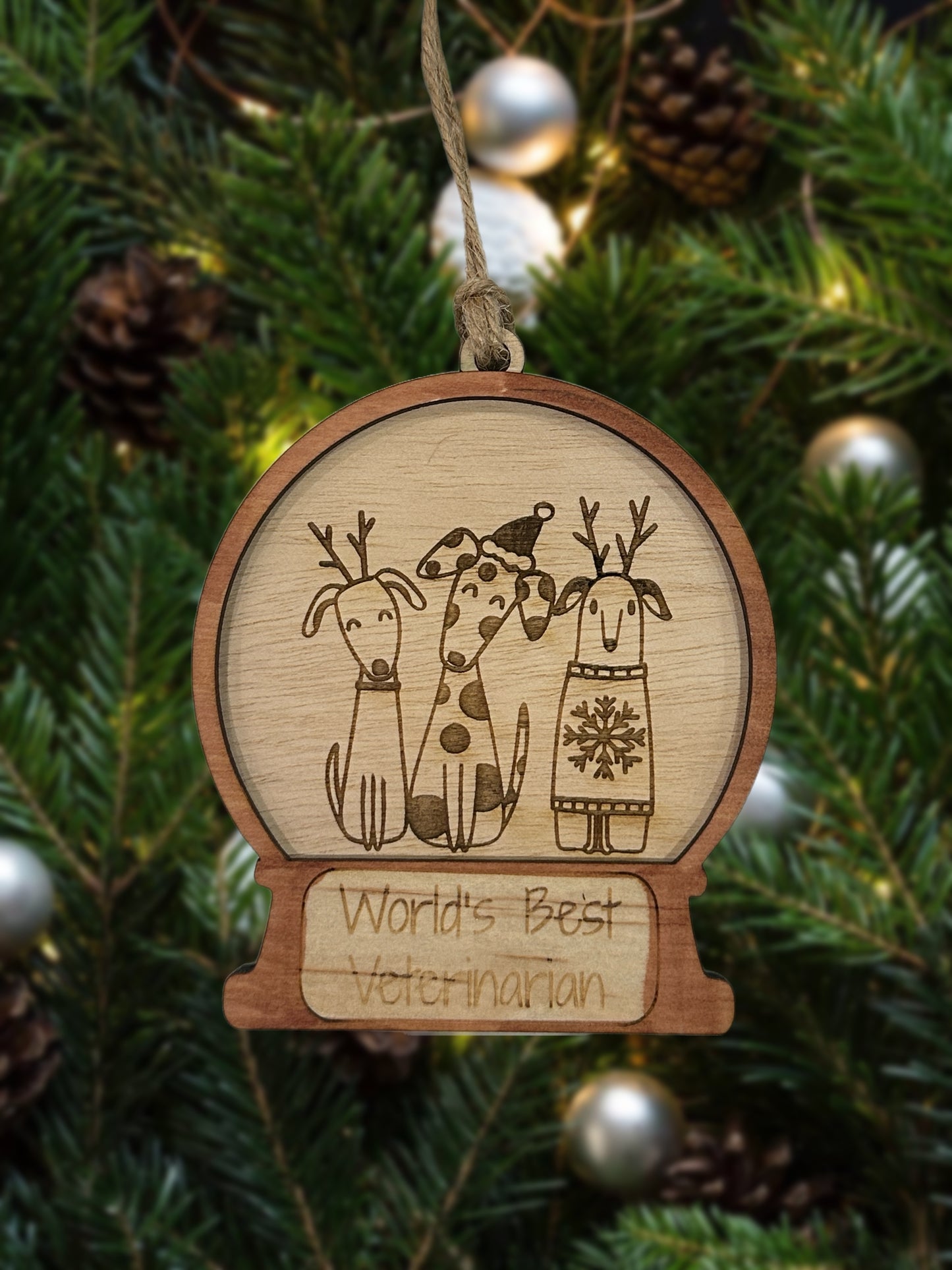 World’s Best Veterinarian Ornament