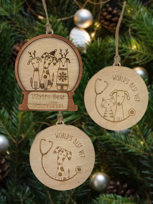 World’s Best Veterinarian Ornament